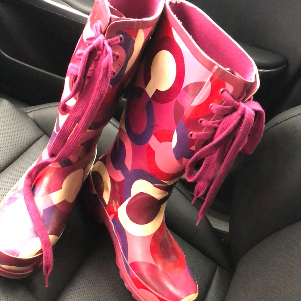 Coach Rainboots